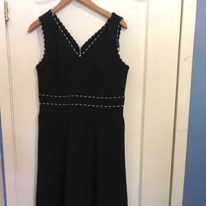 Black and white CK dress